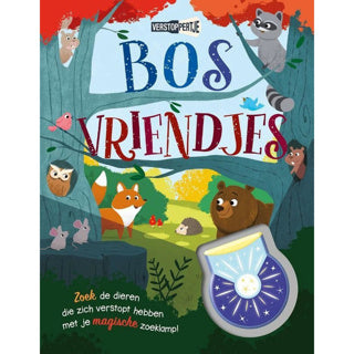Rebo Publishers Interactive Search Book Forest Friends mit Taschenlampe neu auf