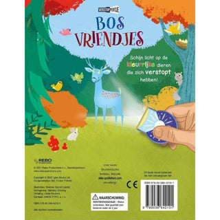 Rebo Publishers Interactive Search Book Forest Friends mit Taschenlampe neu auf