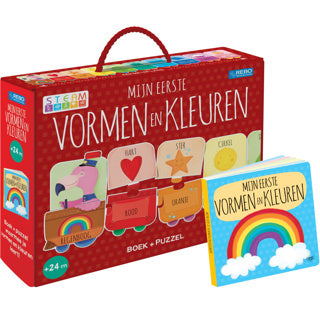 Meine ersten Formen und Farben Puzzle Zug + Buch