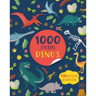 Buch Stickerboek 1000 Sticker Dinos