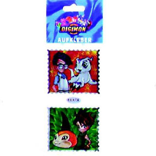 Aufkleber Digimon Metal Assorti