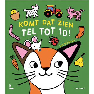 Buch kommt zu sehen - zählen Sie bis zu 10