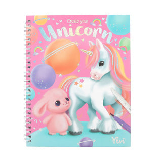 Ylvi Colorbook mit Filzstiften