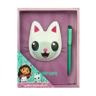 Undercover Squishy Notebook Gabby's Dollhouse mit Stift