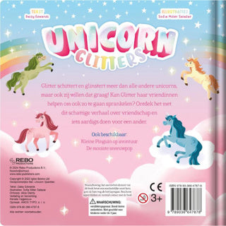 Buchen Sie Einhorn -Glitzer