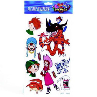 Fensteraufkleber Digimon Assorti