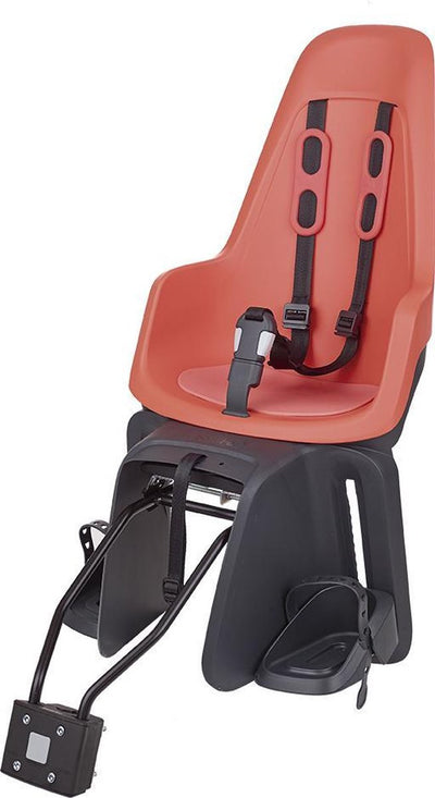 Bobike one maxi ff Rahmenmontage - fierce flamingo - Fahrradsitz - Kindersitz - Rücksitz - Fahrradsitz - zur Montage am Sitzrohr eines Fahrrades oder E-Bikes