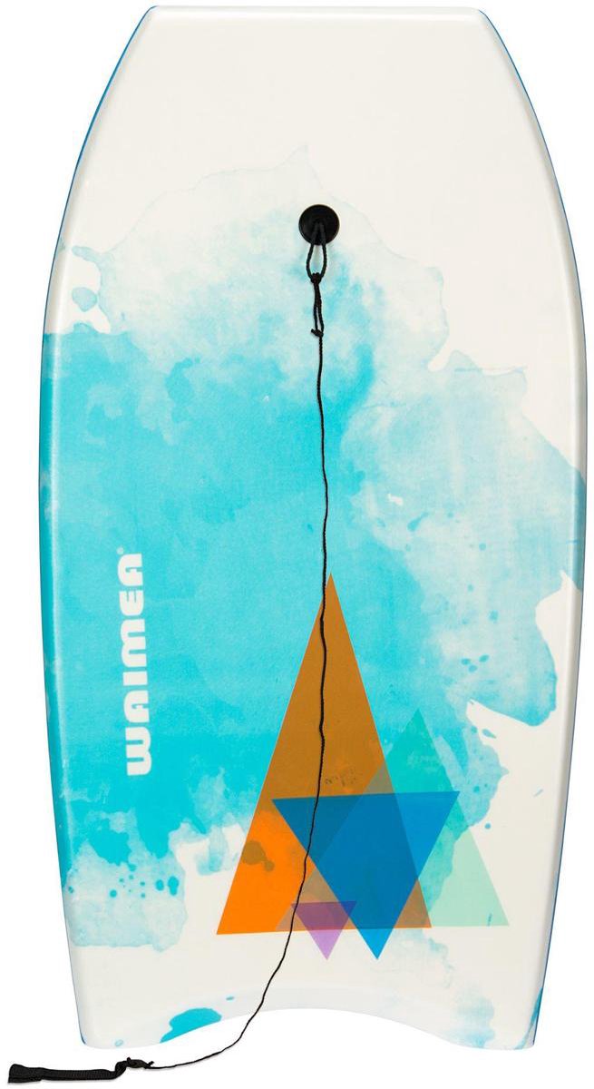 Waimea Bodyboard - Slick Board - 93 cm - Weiß Türkis Lila