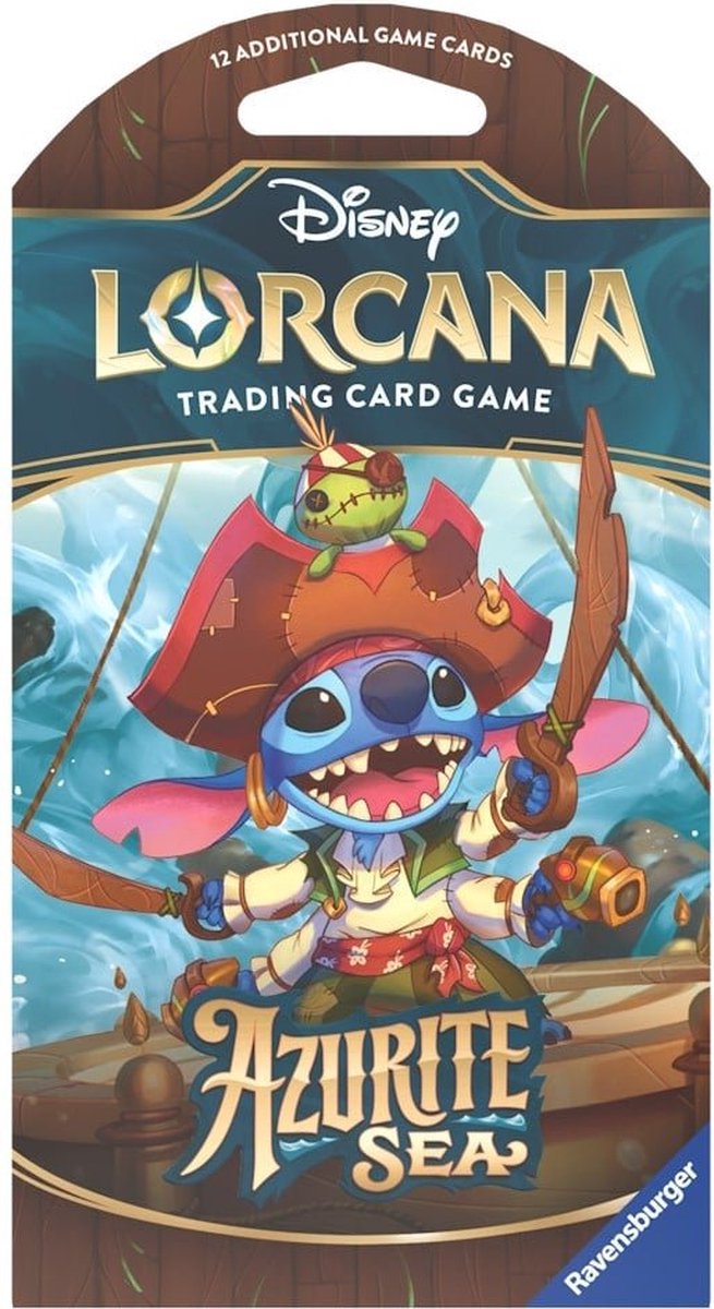 Disney Lorcana Set 6: Azurite Sea Booster Sleeved – Sammelkartenspiel