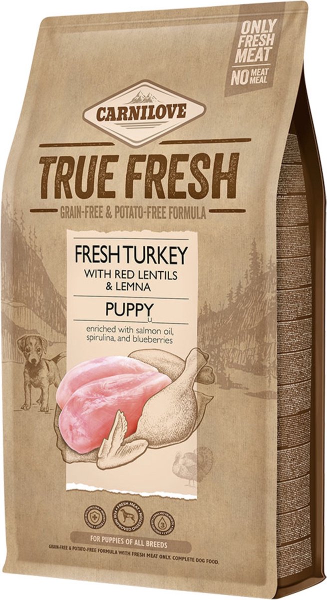 Carnilove echter frischer Truthahnwelpe, 11,4 kg