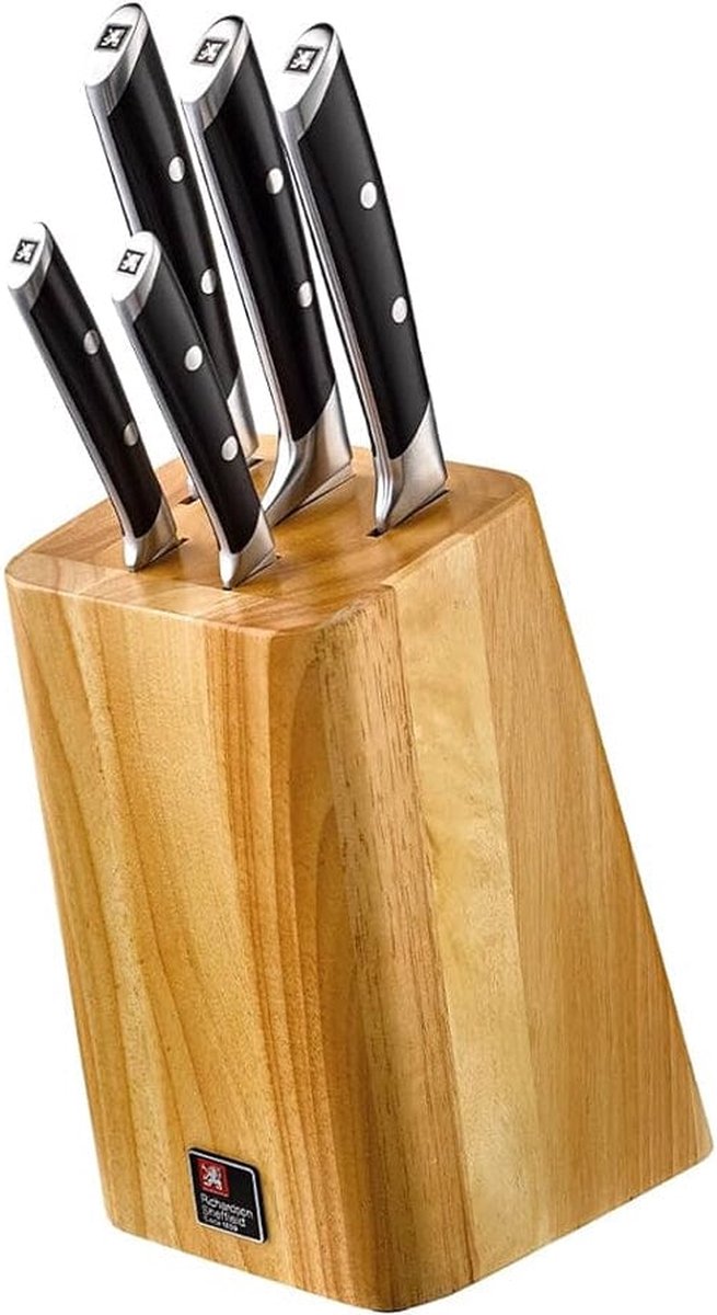 Richardson Sheffield – R Vision 5-teiliges Messerset mit Block – Holz