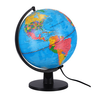 Basic Globe mit LED -Licht Niederländisch 25 cm