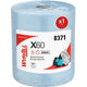 Reinigungspapier Wypall x60 Hydroknit 290x290x315mm blau Rolle 500 Blatt