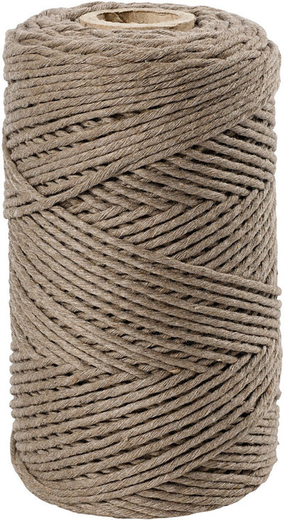 Creativ Company Macrame Cord Hell Brown, 198m