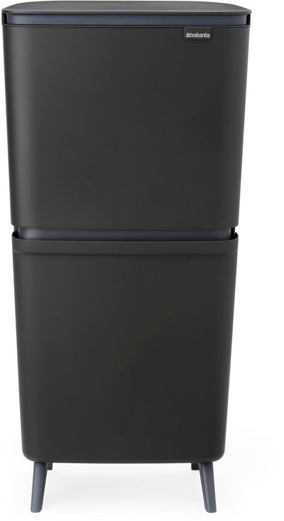 Brabantia Sortup Hi Abfallbehälter 20 + 25 Liter – Mülltrennung – Dunkelgrau