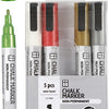 Kreativfirma Krijt Marker Metallic Colors, 5st.