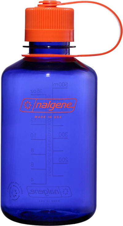 Nalgene – Enghalsflasche – Trinkflasche – Wasserflasche – auslaufsicher – 500 ml – BPA-frei – Sustain – Immergrün