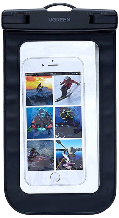 Ugreen LP716-Serie – wasserdichte Hülle – IPX8 – Schwarz – geeignet für Smartphones