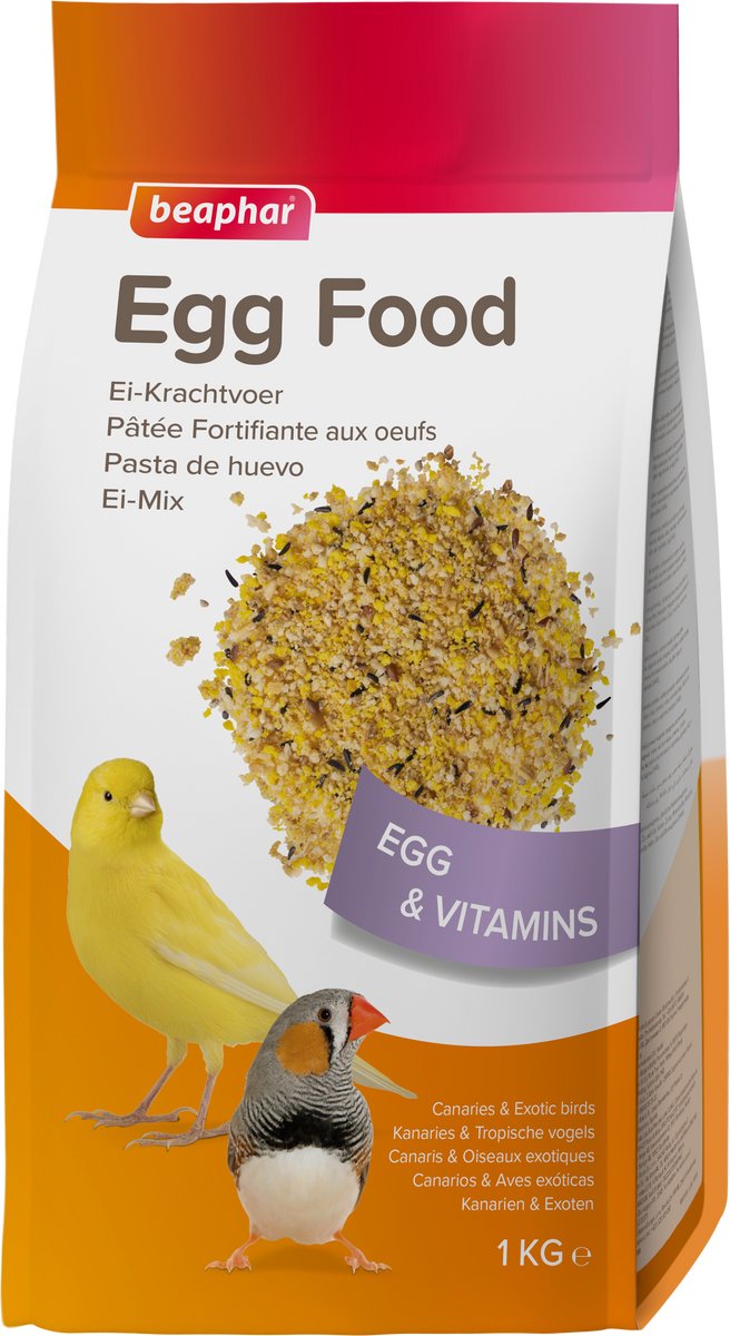 Beaphar Eifutter Kanarienvögel tropische Vögel 1kg