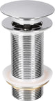 Differnz Waschbecken-Ablaufstopfen Pop-Up-Design 9,8 cm Chrom