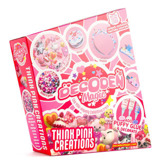 Spectron Decoden Magic – Deluxe: Think Pink Creations Puffy-Kleber-Bastelset
