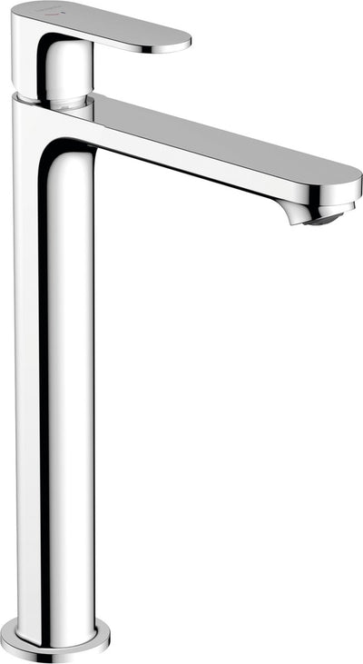 Hansgrohe rebris s – Waschtischarmatur – Einhebelbedienung – Kaltstart energiesparend – ohne Ablaufgarnitur – Größe 240 mm – Chrom