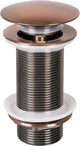 Differnz Waschbecken-Ablaufstopfen Pop-Up-Design 9,8 cm Kupfer