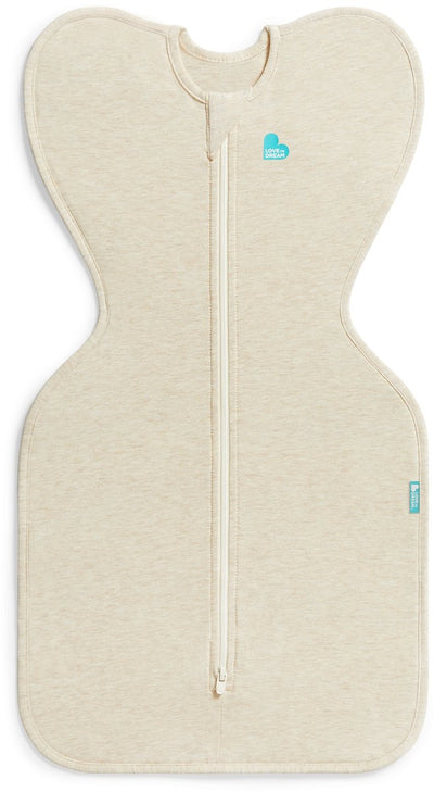 Love to dream™ Babyschlafsack swaddle up™ – Pucken – Baby 3–6 Monate – 6–8,5 kg – ganzjährig – Haferflocken
