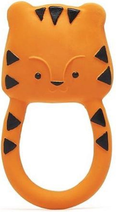 Lanco Toys Lanco Gummi-Beißring – Nalu der Tiger – Orange