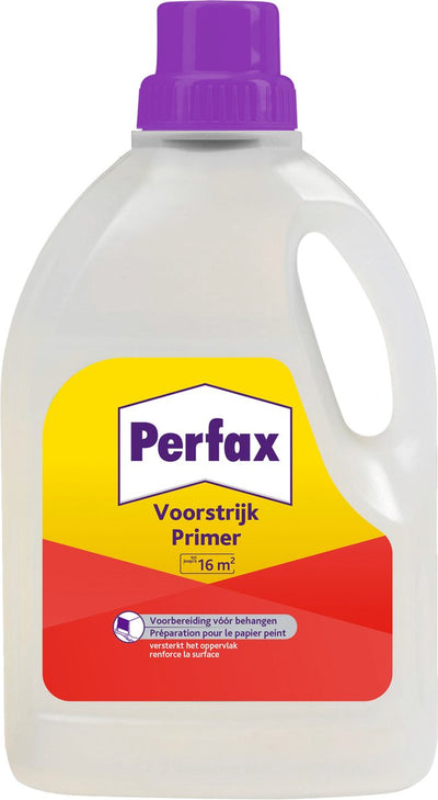 Perfax-Grundierung 1l | Vorbereitung für perfekte Tapetenergebnisse | verbessert die Haftung und glättet die Oberfläche | geeignet für 17m2 | einfach anzuwenden.