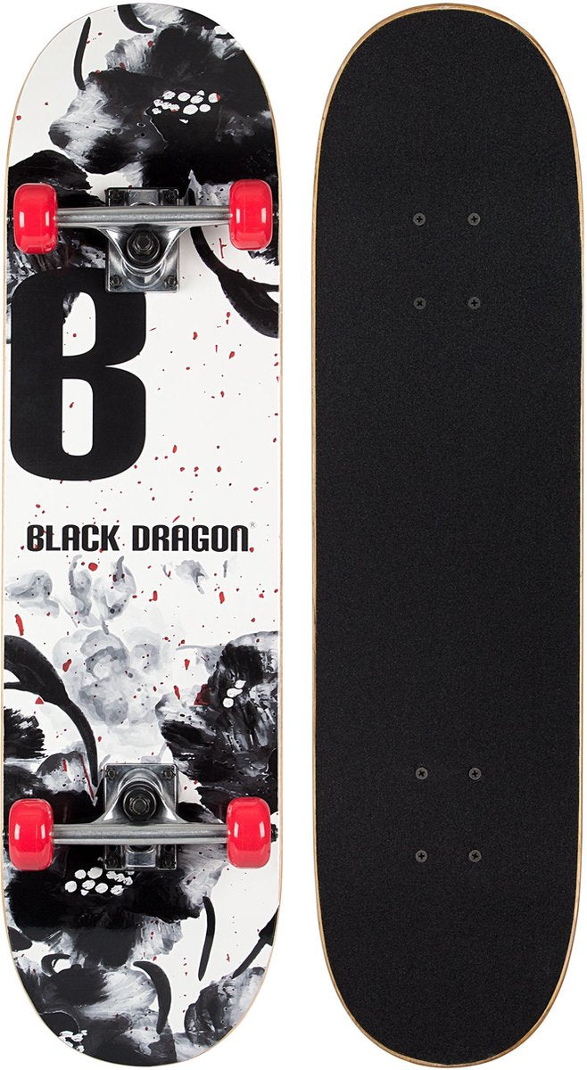 Skateboard Street Natives 79 cm blanko schwarz