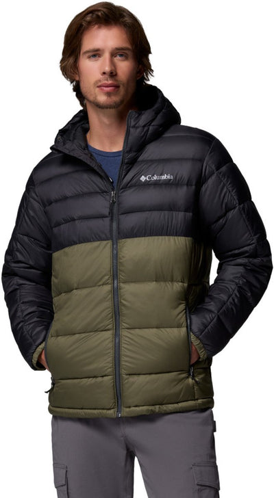 Columbia Buck Butte™ II Insulated Hooded Jacket Herren Outdoorjacke – Stone Green, Shark