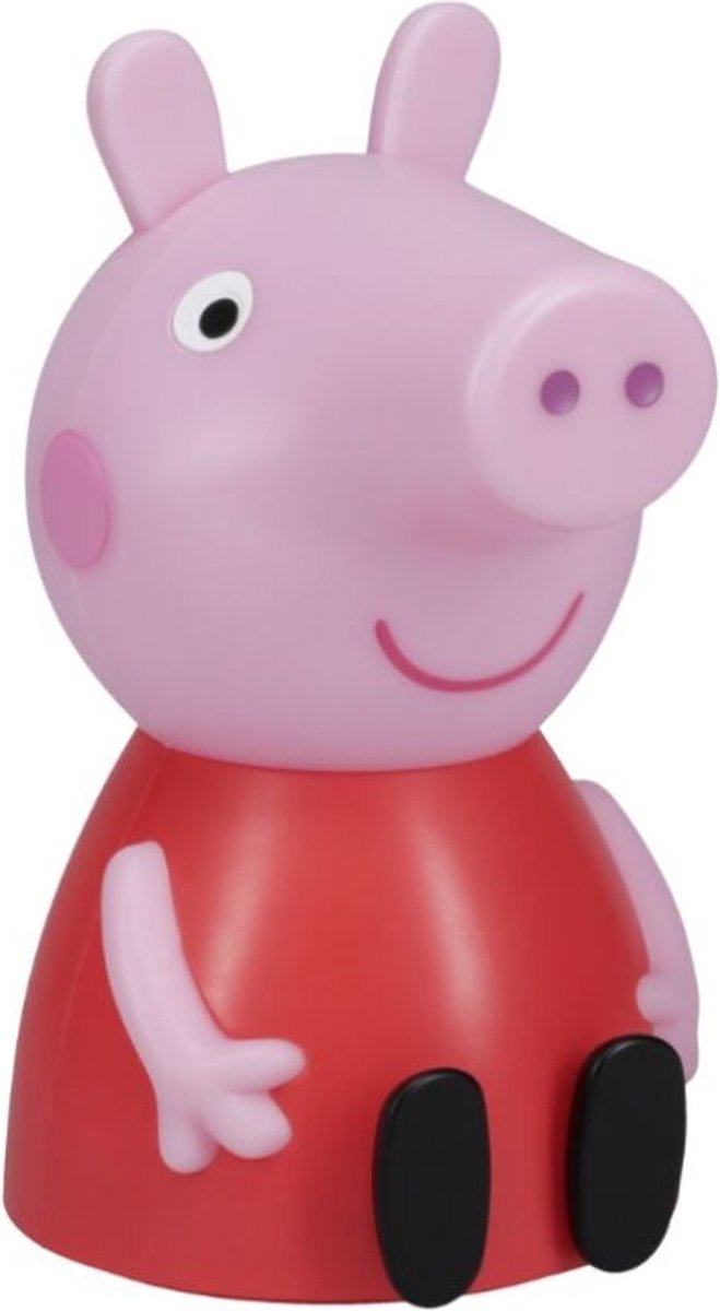 Paladone Peppa Pig Figurenlampe mit Sound – Offiziell lizenziertes Baby-Nachtlicht, Kinderzimmer-Zubehör, Dekoration –