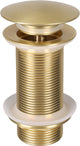 Differnz Waschbecken-Ablaufstopfen Pop-Up-Design 9,8 cm Gold