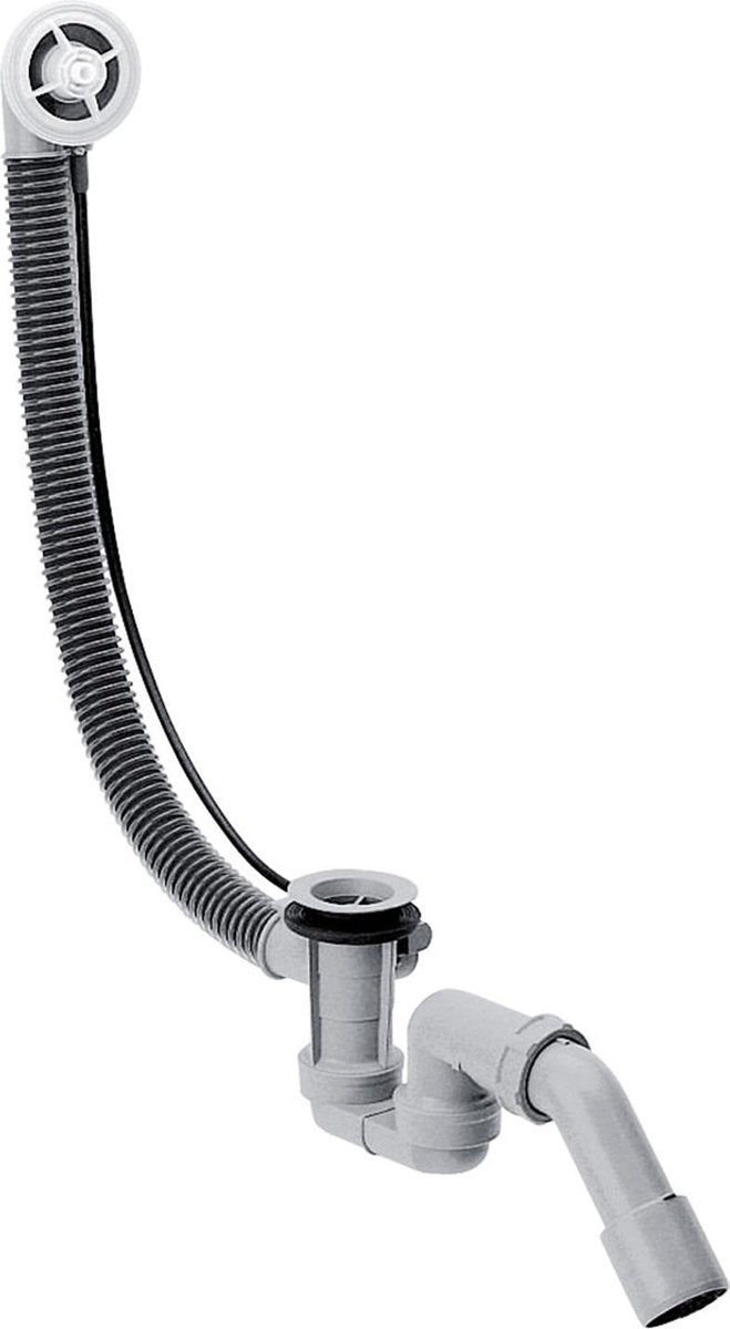 Hansgrohe Flexaplus Wannenablauf Unterputzteil – für kleine bis normale Badewannen – Kabellänge 52 cm