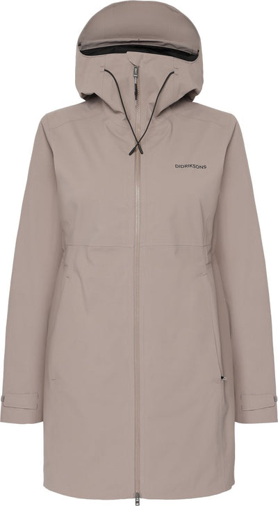 Didriksons Bea Wns Parka 6 Damen-Outdoorjacke – Aschbraun