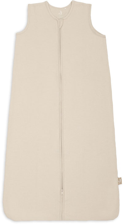 Jollein Schlafsack Baby ärmellos 90cm – Jersey – Little Waffle Sand