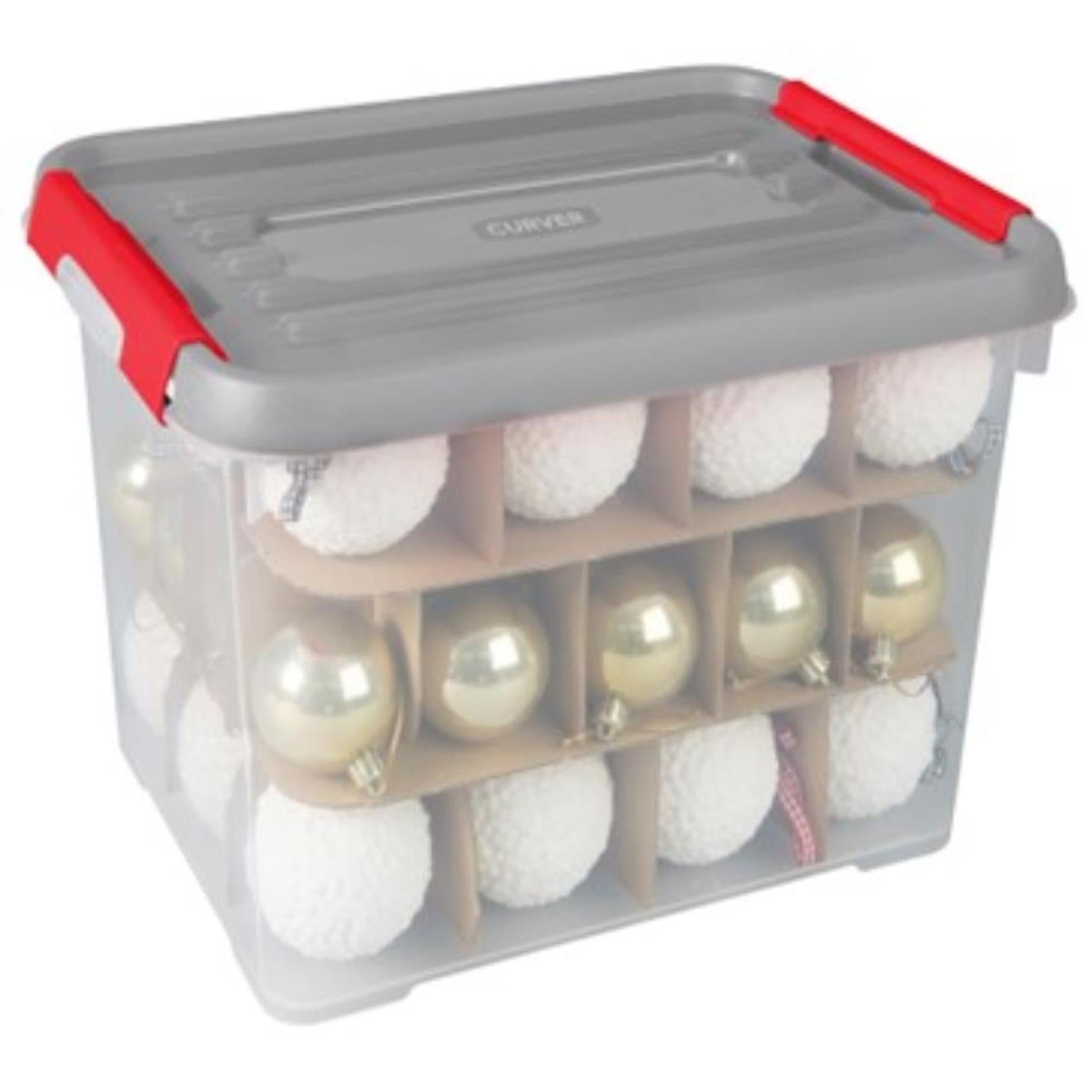 Curver Weihnachtskugel-Aufbewahrungsbox 65l