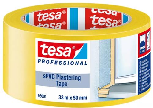 Tesa Betonband gelb 50mm 33mtr