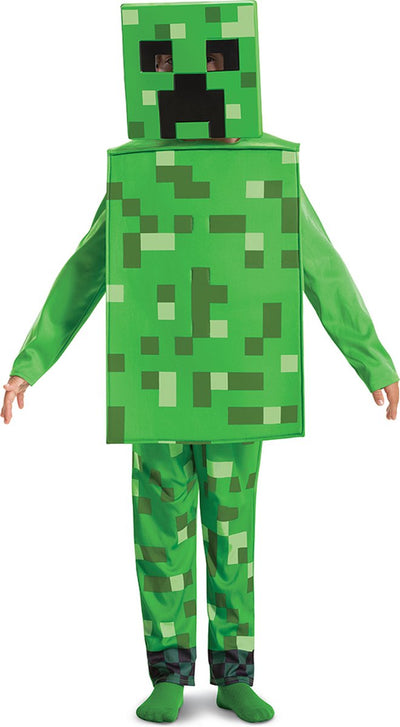 Verkleidung für Minecraft (Mojang), Creeper-Kostüm, Größe S (4–6 Jahre), Jungen