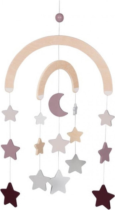 Goki Holzbaby Mobile Starry Sky Pink