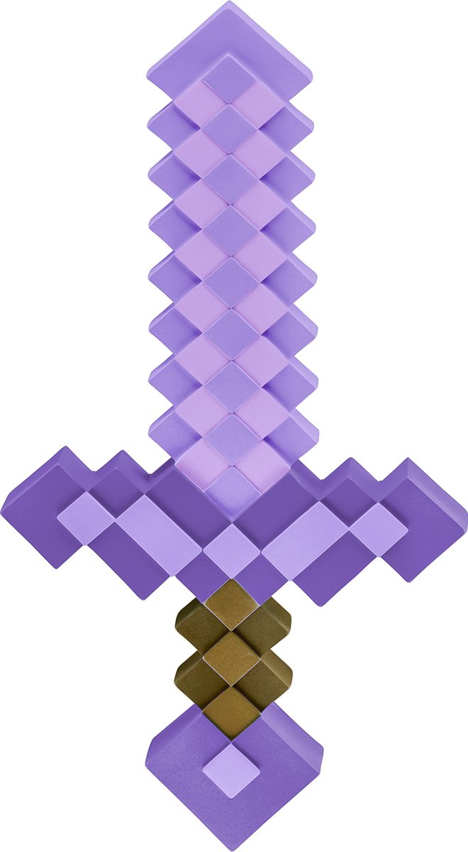Verkleidung des Minecraft-Kinderschwerts mit verzaubertem Stein