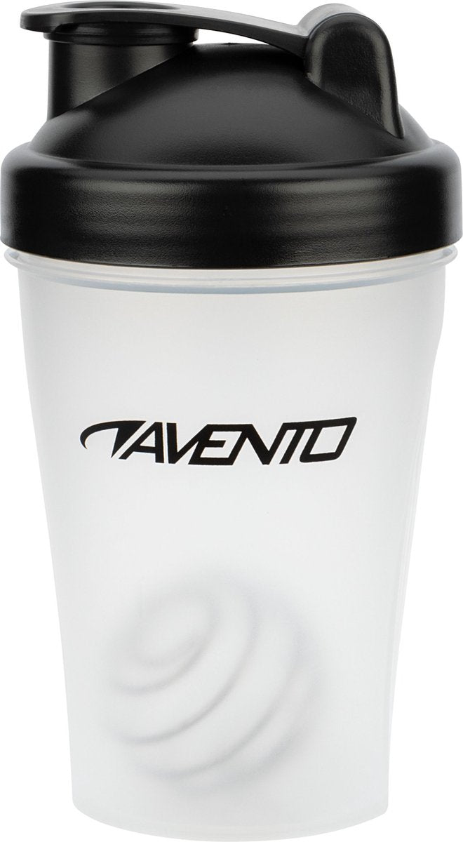 Avento Shakebecher - transparent schwarz - 0,40 l