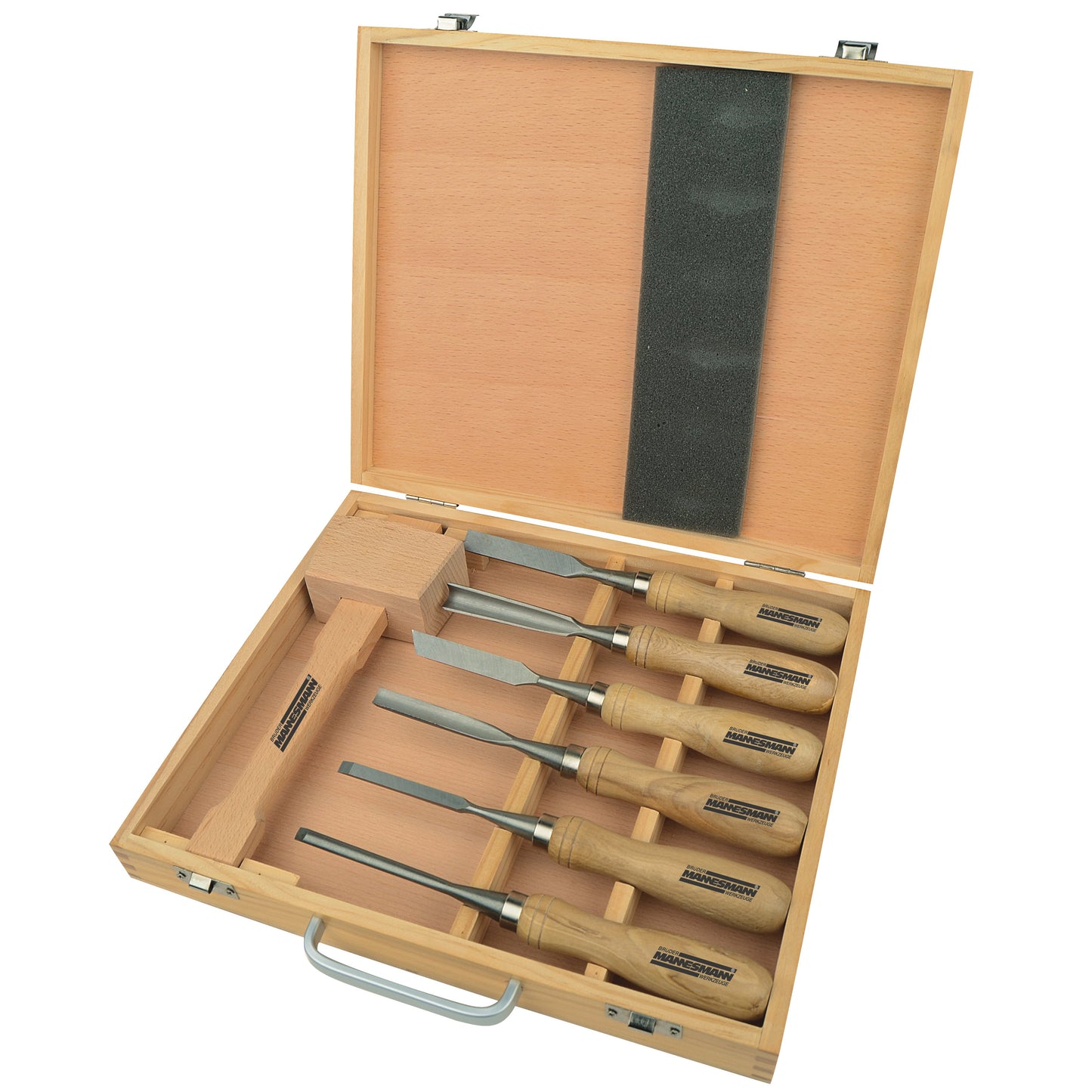 Brüder Mannesmann Bruder Mannesmann Houtnijset 7-teilig 66107