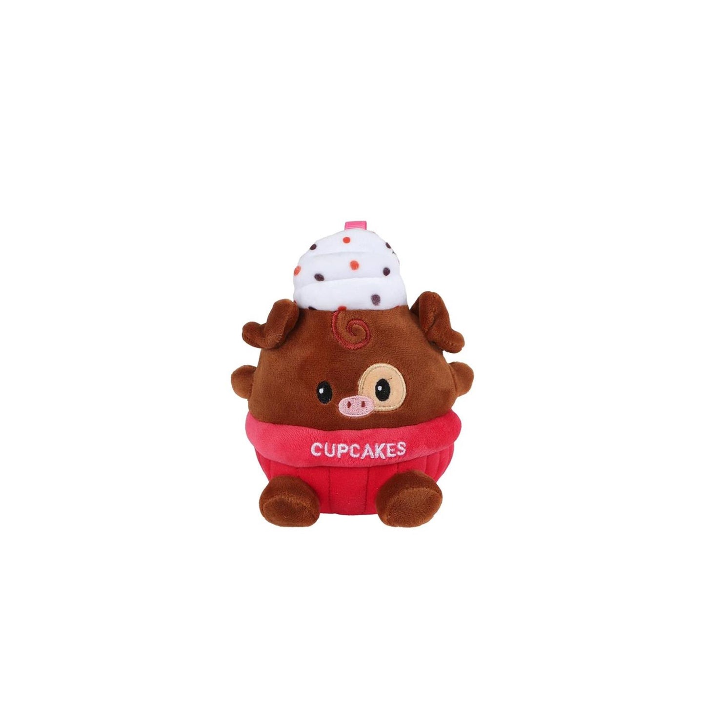 Flauschiges Menü Cupcake Bär 2fach 14cm