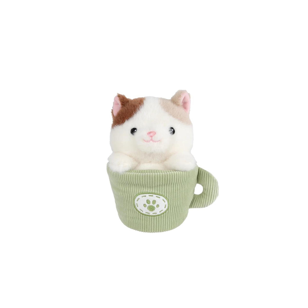 Nimm mich mit nach Hause, Katze im Becher, Plüsch, 18 cm