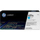 Tonerkartusche HP CE341A Nr651A Cyan