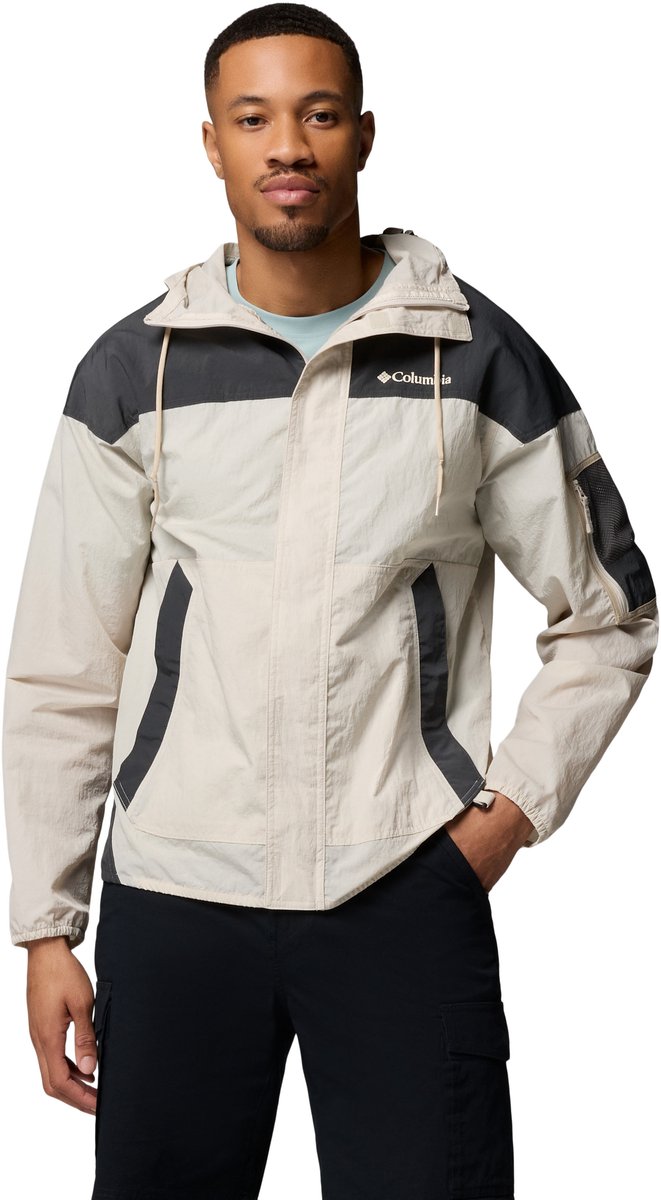 Columbia Challenger™ II Windbreaker Herren-Outdoorjacke – Dark Stone, Shark