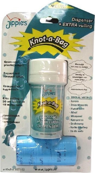 Jippies Einweg-Wickeltasche (Spender + Nachfüller) – transparent
