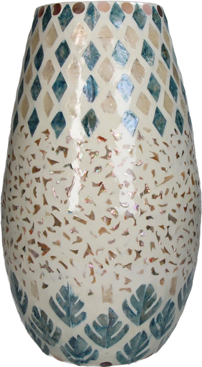 HD Collection Vase Capiz Multi 20x20x35cm